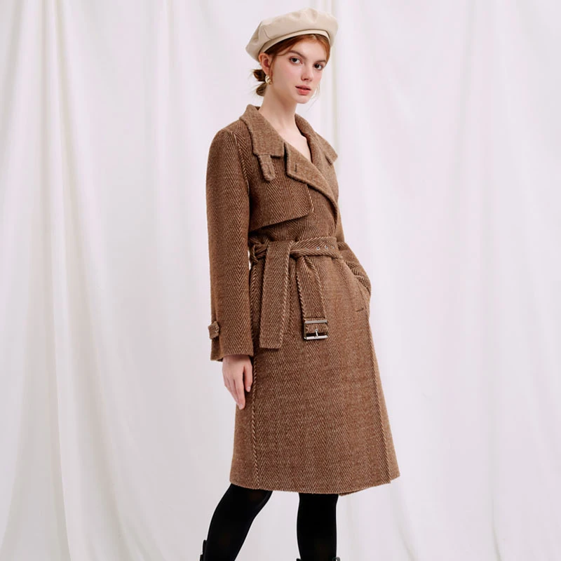 Shelby Wool Coat - Chocolate | Shelby羊毛大衣 - 巧克力色 商品