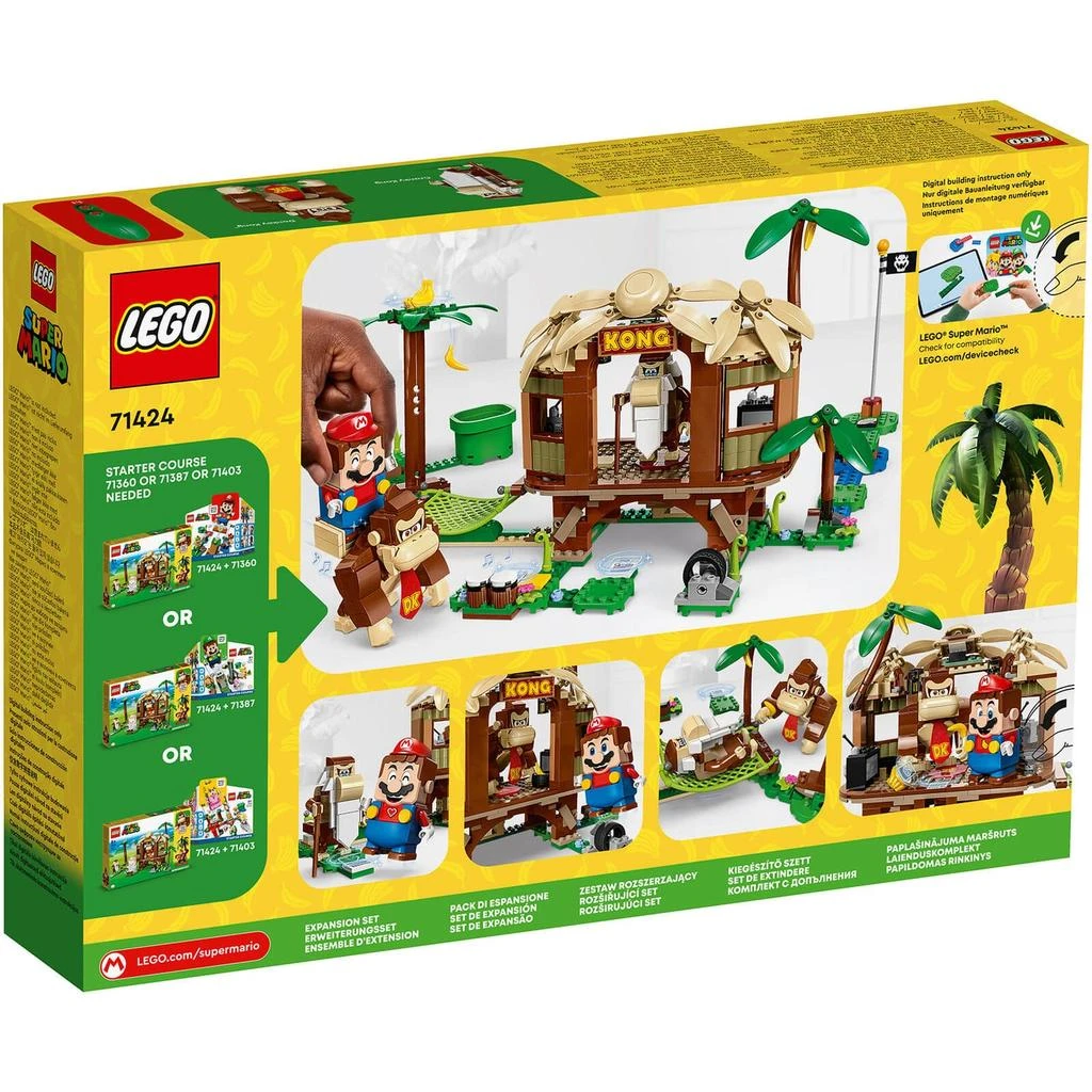 商品LEGO|LEGO Super Mario Donkey Kong's Tree House Expansion Set 71424,价格¥548,第3张图片详细描述