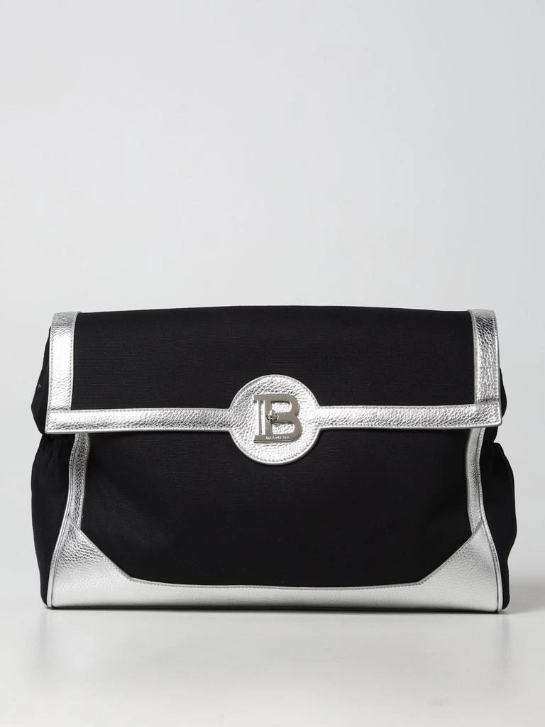 商品Balmain|Balmain cotton and laminated leather diaper bag,价格¥3422,第1张图片