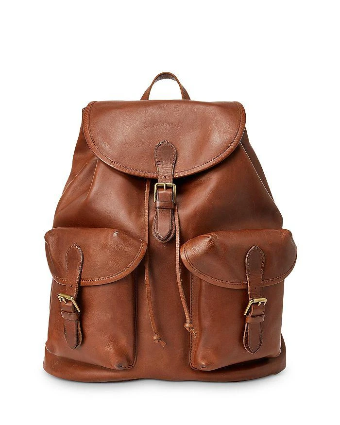 商品Ralph Lauren|Heritage Leather Backpack,价格¥3603,第1张图片