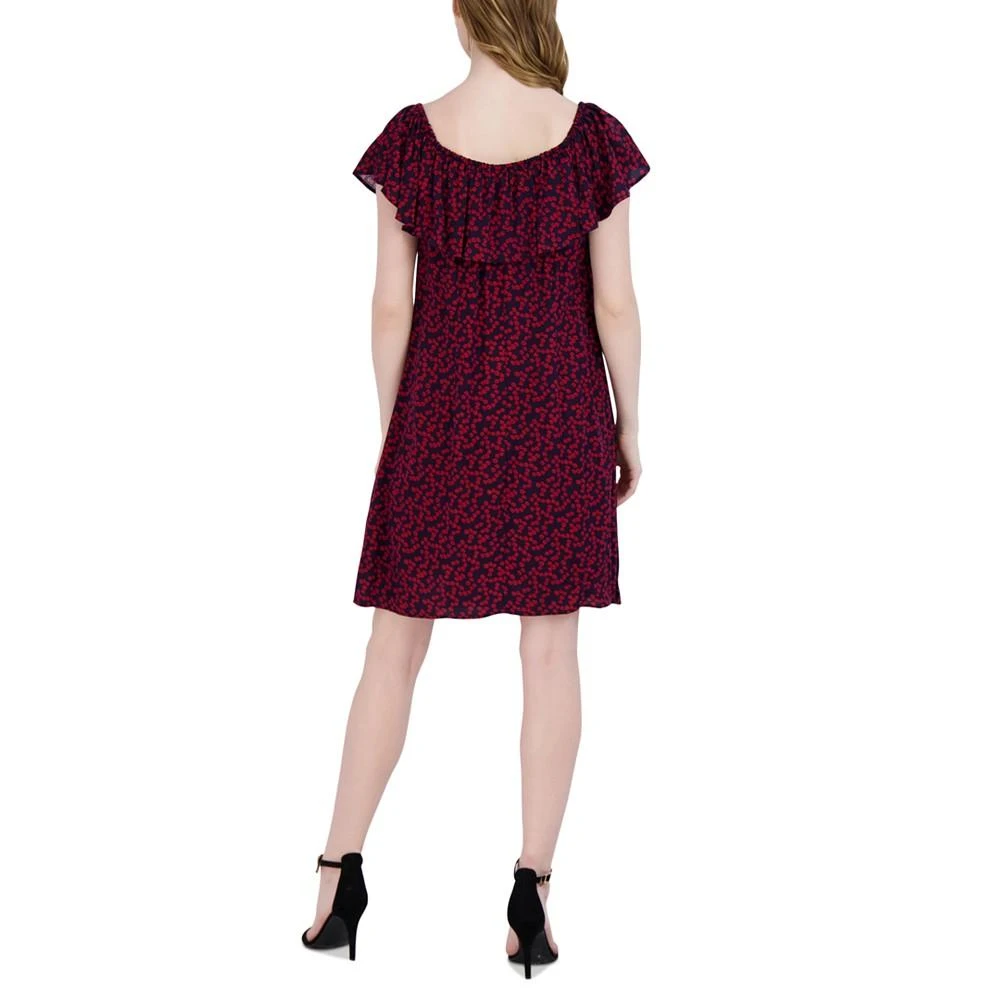 商品Sandra Darren|Women's Printed Ruffled Off-The-Shoulder Dress,价格¥512,第2张图片详细描述
