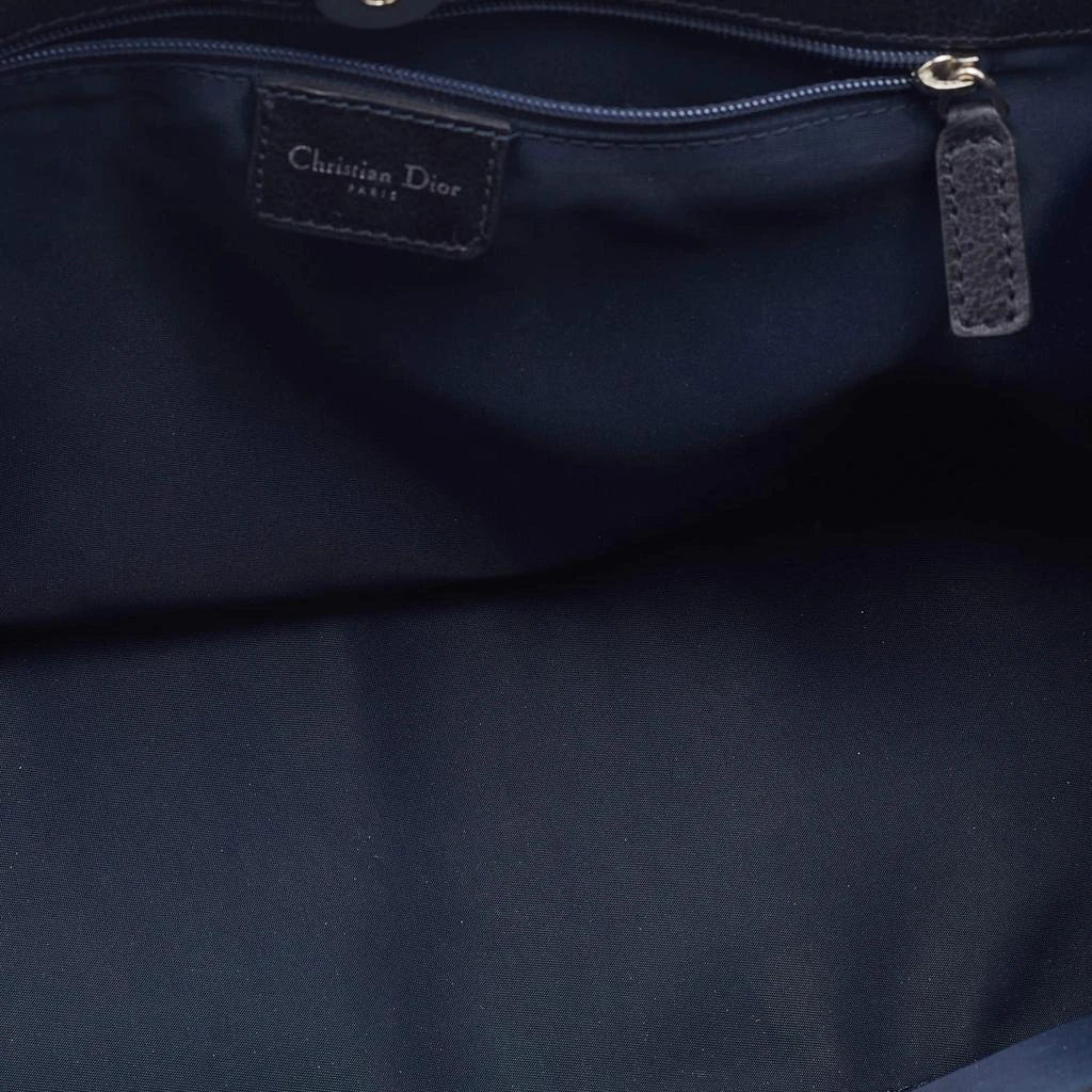 Dior Navy Blue Oblique Denim and Leather Flight Shopper Tote 商品