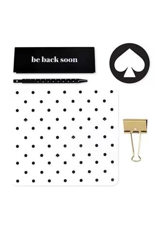 商品Kate Spade|Spade New York Desk Set Be Back Soon,价格¥113,第1张图片