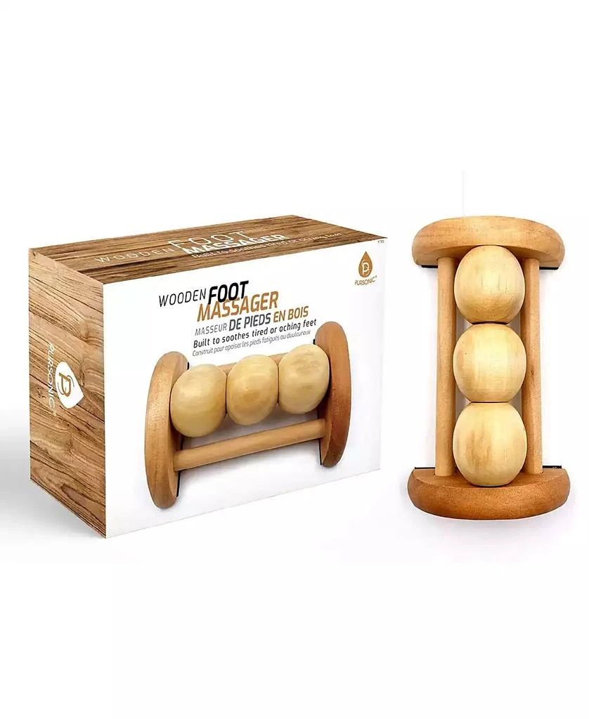 商品PURSONIC|All Natural Wooden Foot Massager Roller,价格¥95,第1张图片
