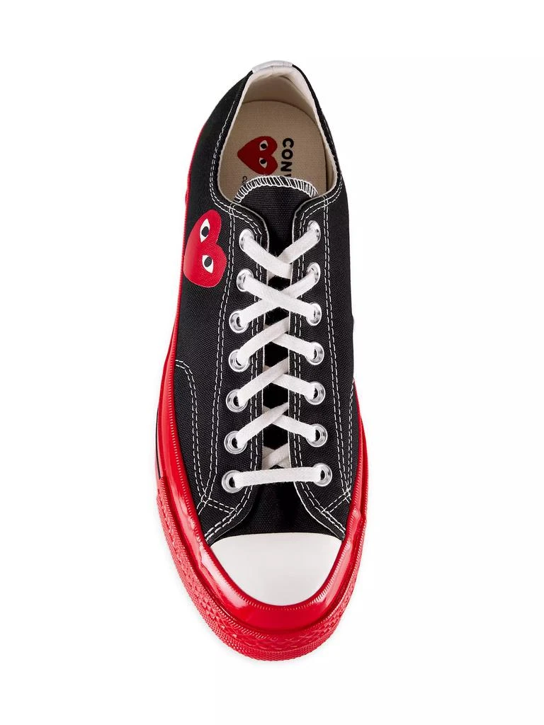 商品Comme des Garcons|CdG PLAY x Converse Chuck 70 Low-Top Sneakers,价格¥846,第5张图片详细描述