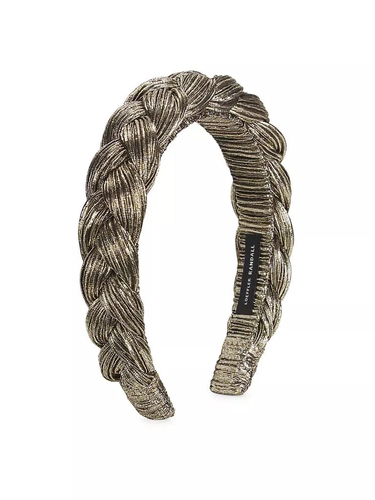 商品Loeffler Randall|Braided Metallic Headband,价格¥264,第1张图片