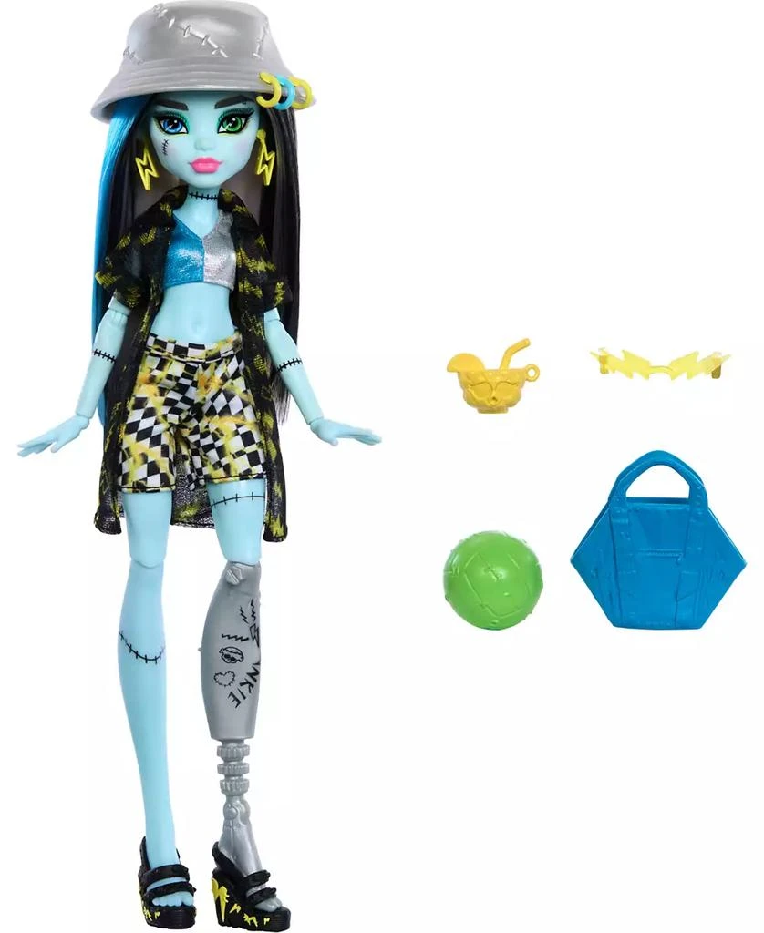 商品Monster High|Scare-Adise Island Frankie Stein Fashion Doll with Swimsuit Accessories,价格¥112,第1张图片