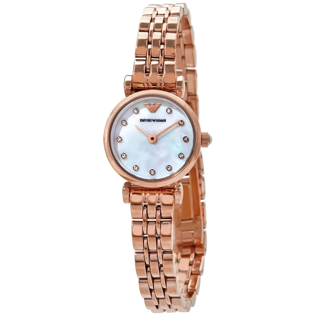 商品Emporio Armani|Emporio Armani Gianni T-Bar Quartz Crystal Ladies Watch AR11203,价格¥1415,第1张图片