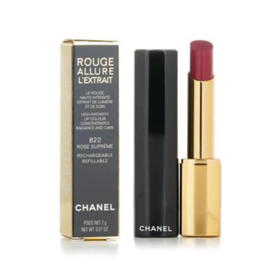 商品Chanel|Ladies Rouge Allure L’extrait Lipstick 0.07 oz # 822 Rose Supreme Makeup 3145891638226,价格¥450,第2张图片详细描述