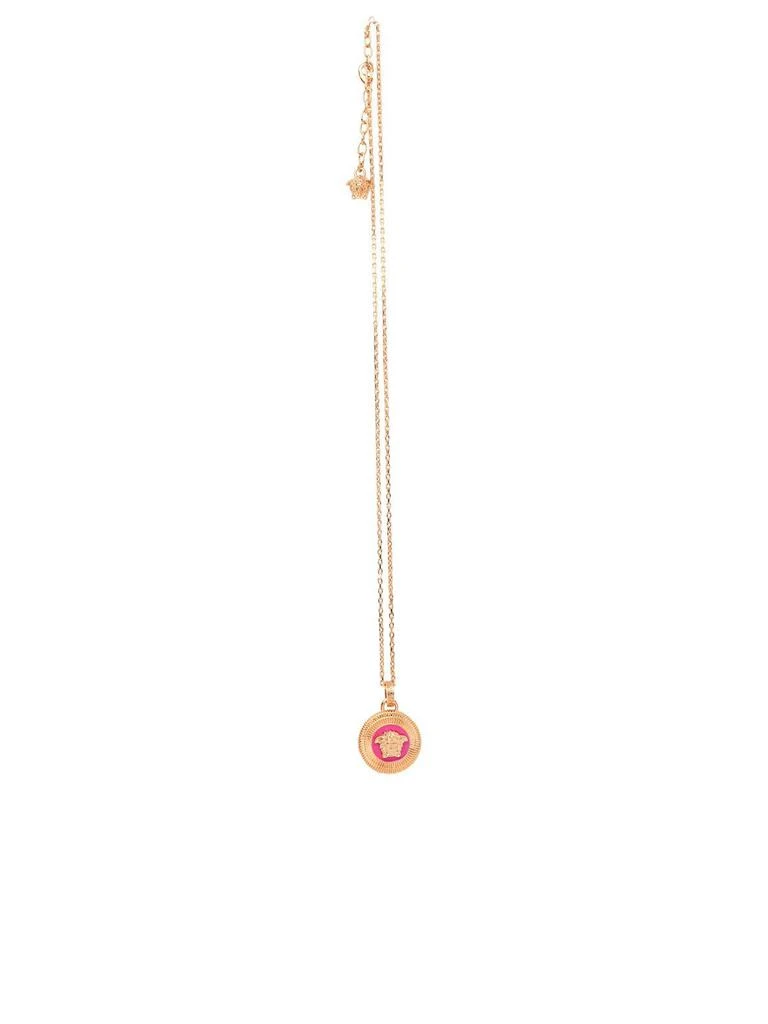 商品Versace|Versace Logo Plaque Chained Necklace,价格¥2149,第1张图片