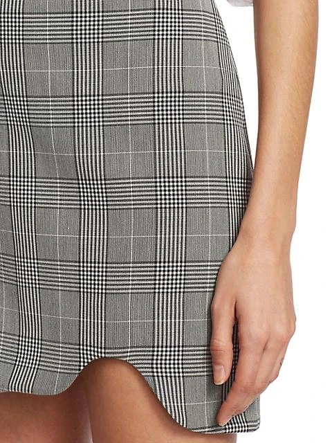 Plaid Suiting Mini Pencil Skirt 商品