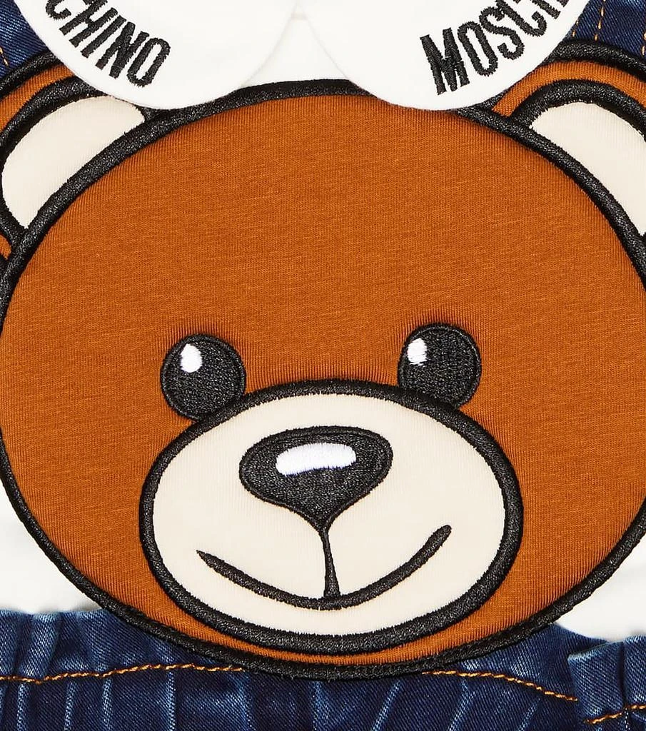 商品Moschino|婴幼儿 — 针织上衣与牛仔无袖连衣裙,价格¥902,第3张图片详细描述