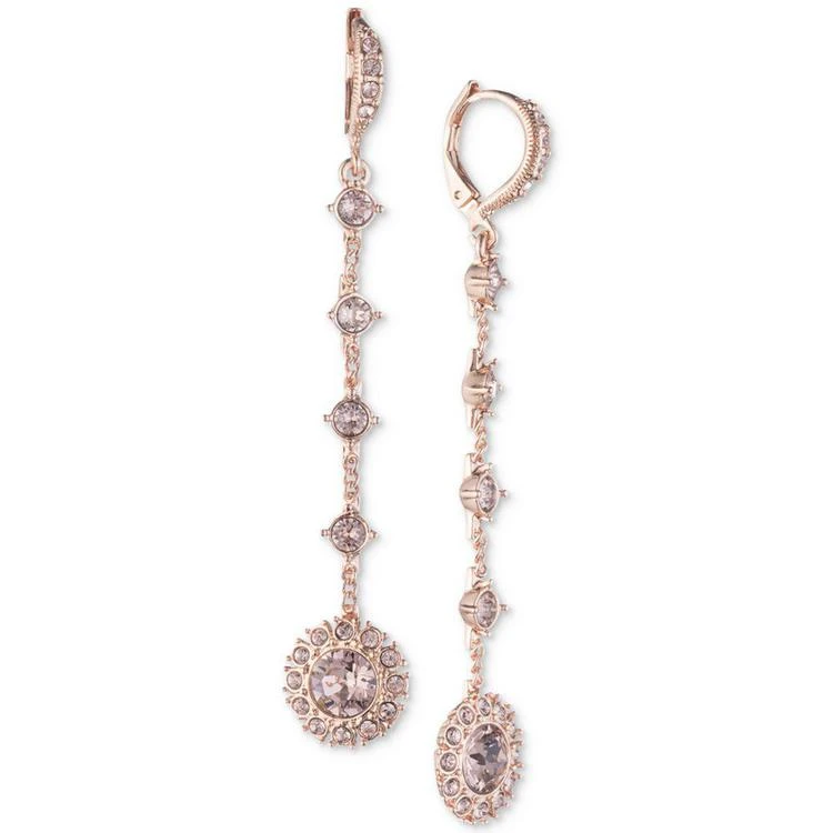 商品Givenchy|Crystal Flower Linear Drop Earrings,价格¥322,第1张图片