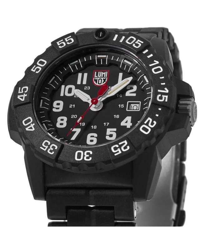 商品Luminox|Luminox Navy Seal Black Dial Black Stainless Steel Men&apos;s Watch XS.3502.L,价格¥2209,第2张图片详细描述