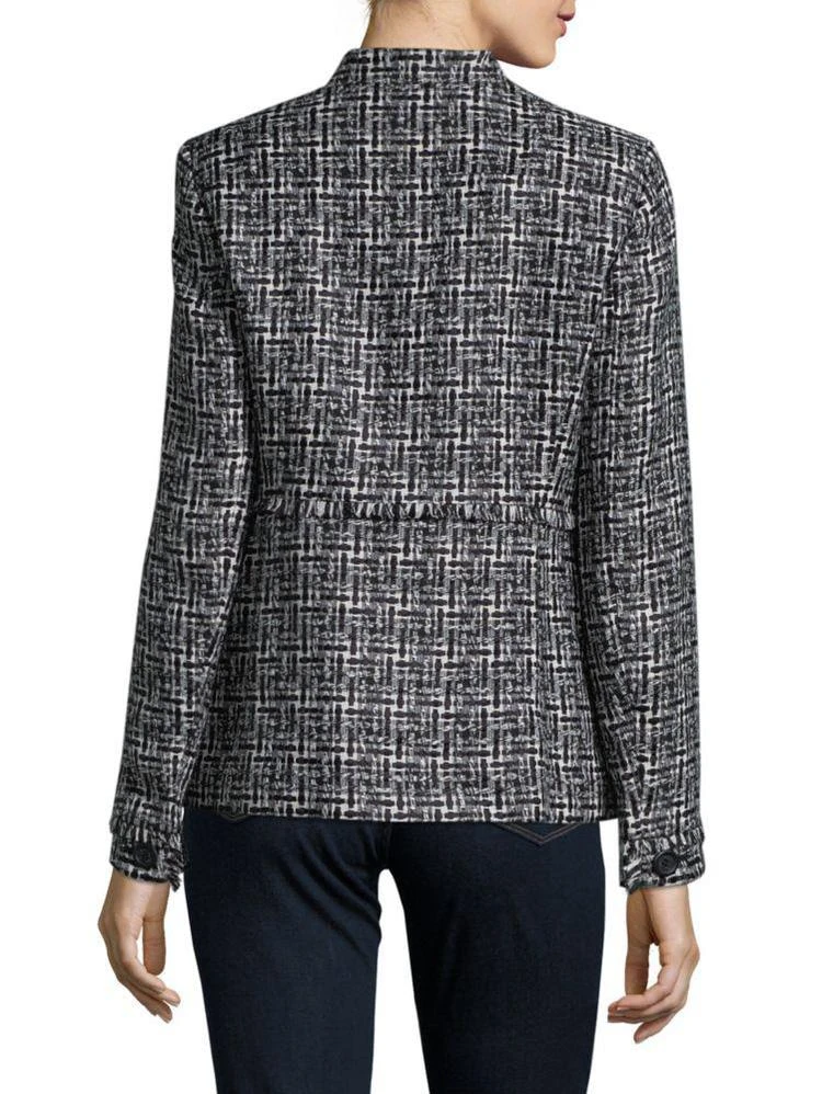 商品Karl Lagerfeld Paris|几何格纹外套夹克,价格¥479,第2张图片详细描述