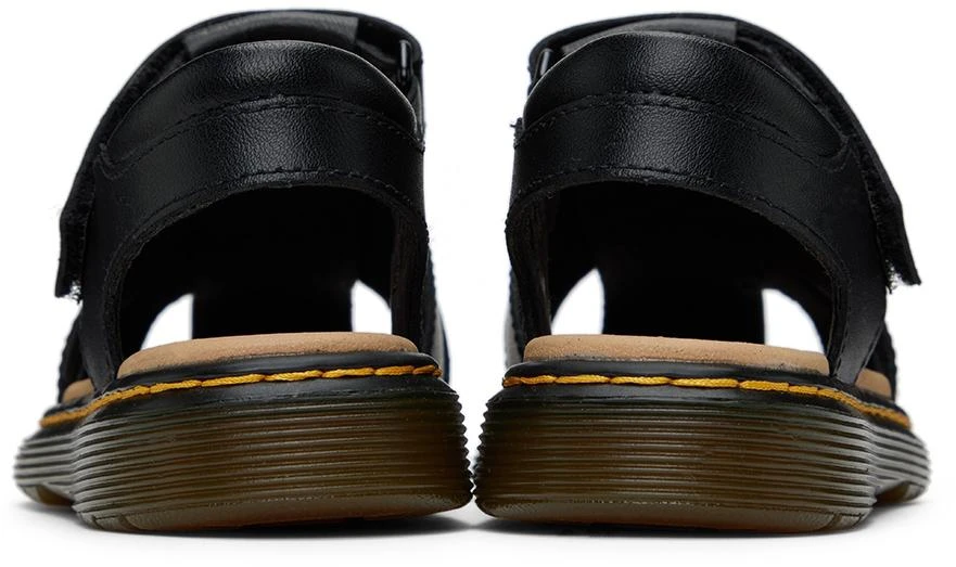 商品Dr. Martens|Kids Black Moby II Lamper Big Kids Sandals,价格¥421,第2张图片详细描述