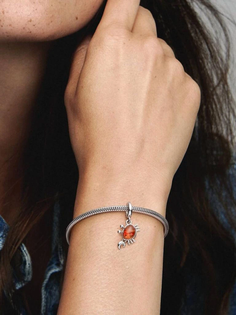 商品PANDORA|Pandora - Women's Disney Little Mermaid Sebastian Crab Dangle Charm,�价格¥557,第4张图片详细描述