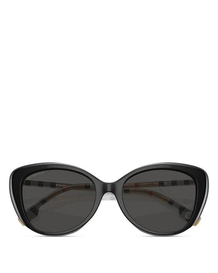 商品Burberry|Cat Eye Check Sunglasses, 54mm,价格¥1907,第3张图片详细描述