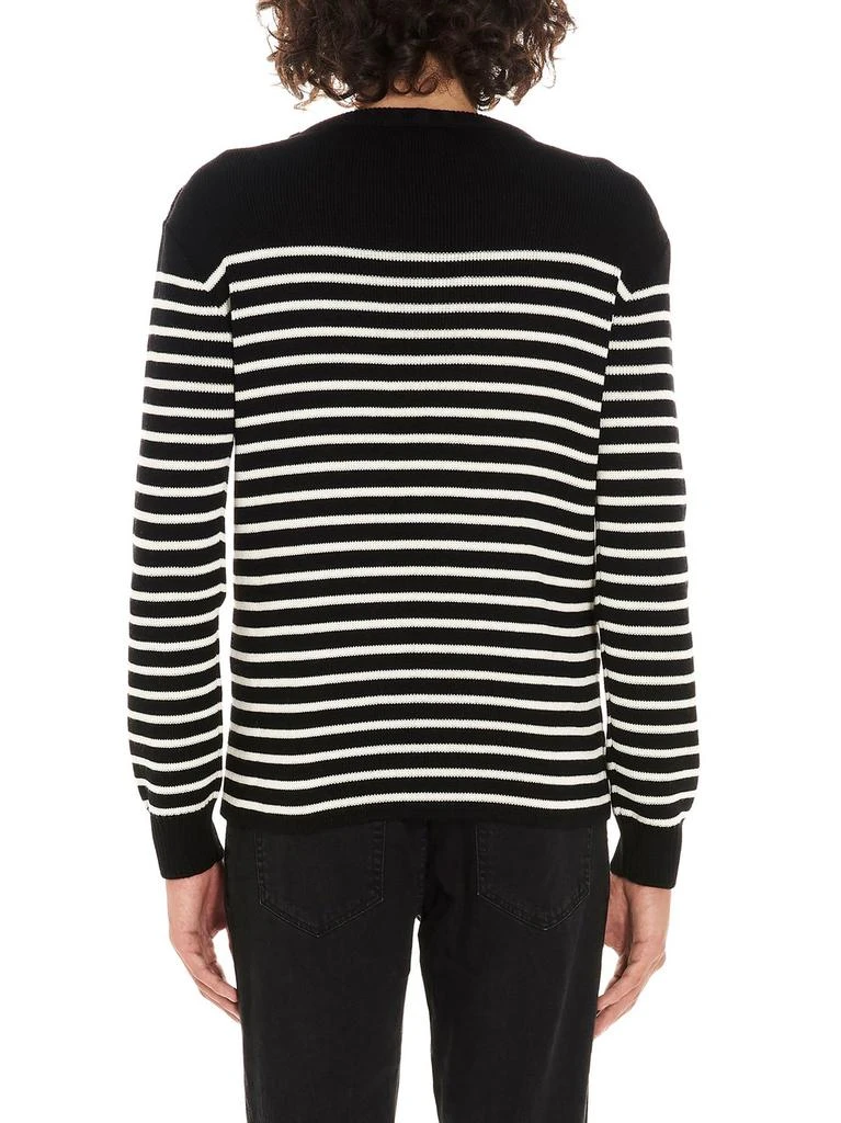 商品Yves Saint Laurent|Saint Laurent Striped Crewneck Jumper,价格¥3114,第4张图片详细描述