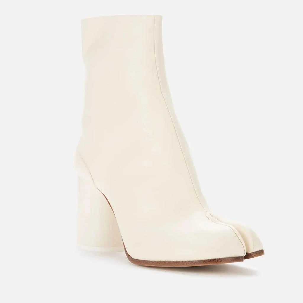 商品MAISON MARGIELA|Maison Margiela Women's Tabi H80 Leather Heeled Boots - White,价格¥4275,第2张图片详细描述