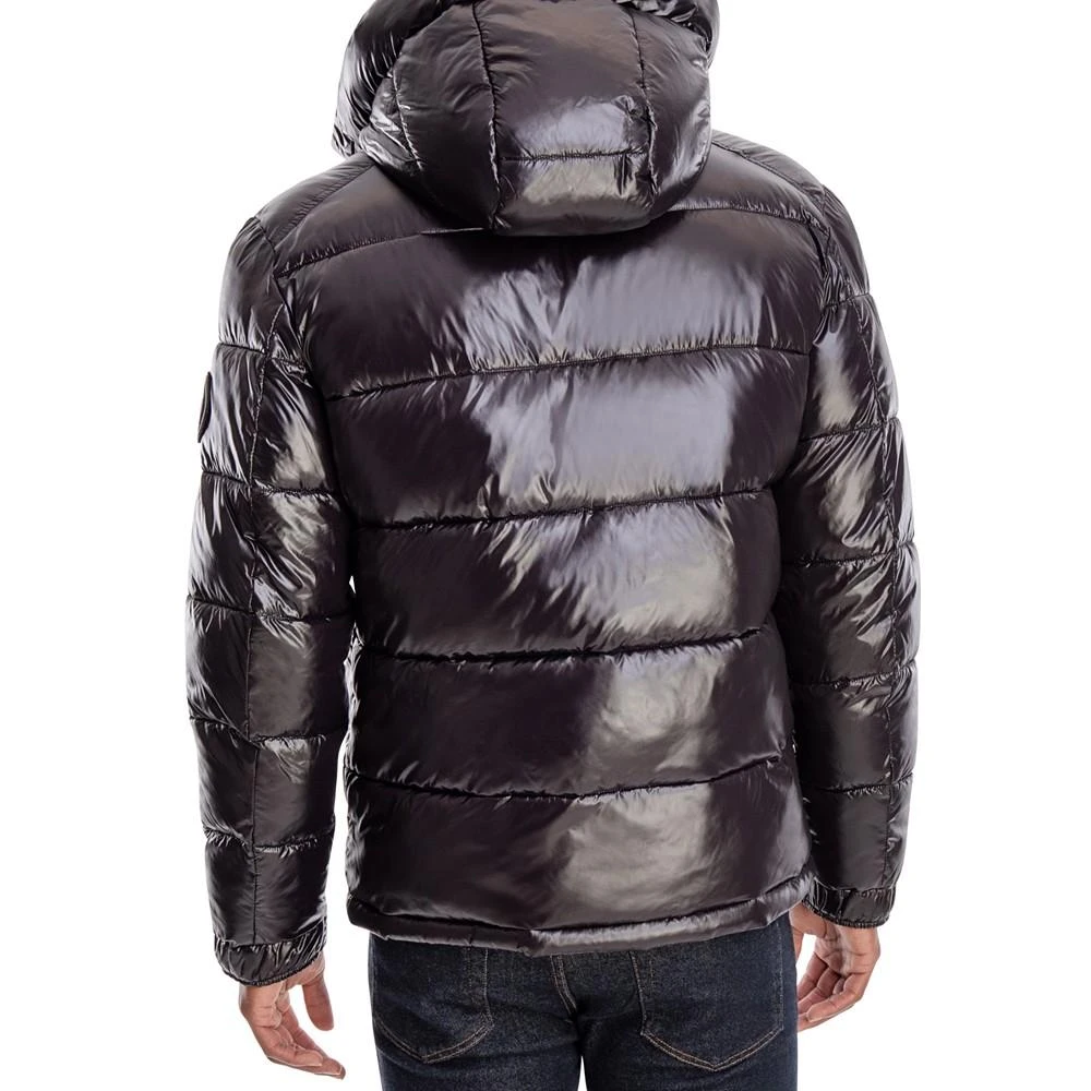 Michael Kors Men's Shiny Hooded Puffer Jacket, Created for Macy's 2