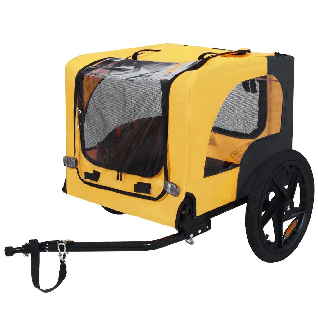 商品Streamdale Furniture|Streamdale Pet Bike Trailer - Folding, Quick Release, Leash,价格¥1569,第1张图片详细描述