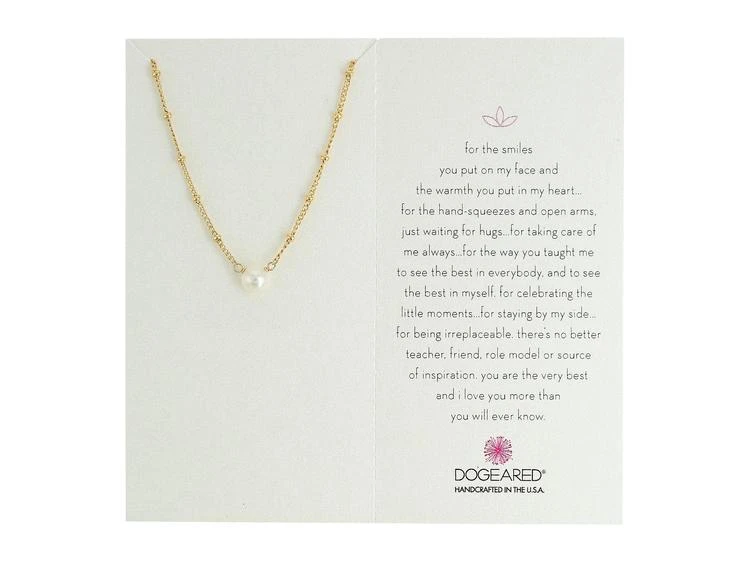 商品Dogeared|Inspiration Pearl on Sparkle Chain Necklace,价格¥329,第1张图片
