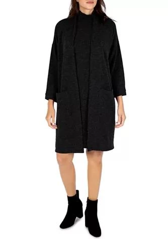 商品Sandra Darren|Darren Womens 2 Piece Jacket Cardigan Knit Dress  Set,价格¥536,第1张图片详细描述