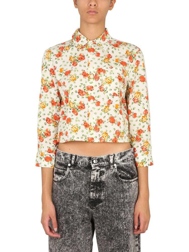 商品Marni|Marni Floral Print Long-Sleeved Shirt,价格¥2431,第1张图片