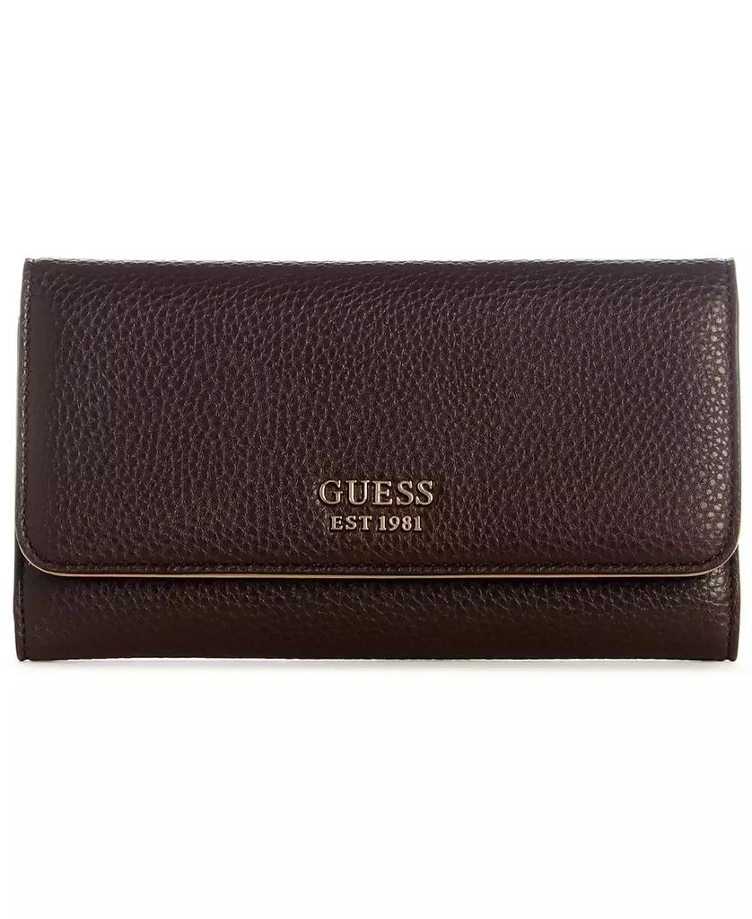 商品GUESS|Women's Lyndi Slim Trifold Wallet,价格¥166,第1张图片