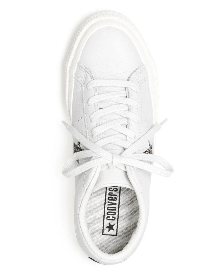 商品Converse|Women's One Star Leather Lace Up Sneakers,价格¥539,第3张图片详细描述