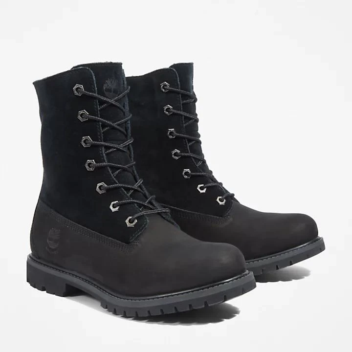 商品Timberland|Timberland® Authentic Fold-over Boot for Women in Black,价格¥1519,第4张图片详细描述