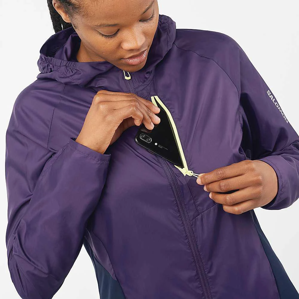 商品Salomon|Salomon Women's Bonatti Cross Full Zip Hoodie,价格¥495,第5张图片详细描述