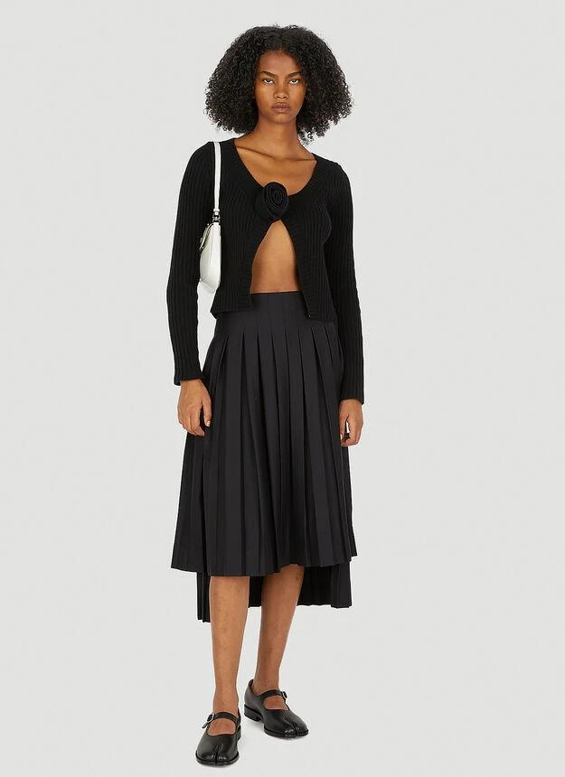 商品Simone Rocha|Pleated Apron Skirt in Black,价格¥3041,第2张图片详细描述