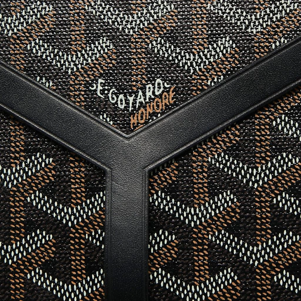 商品[二手商品] Goyard|Goyard Black Goyardine Coated Canvas and Leather Minaudière Trunk Bag,价格¥15266,第5张图片详细描述