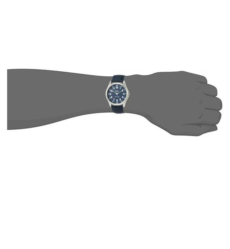 商品Citizen|日本直邮CITIZEN Q&Q西铁城手表模拟防水皮带男士海军QB38-315,价格¥321,第4张图片详细描述