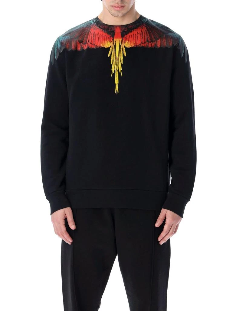 商品Marcelo Burlon|Marcelo Burlon County Of Milan Icon Wings Crewneck Sweatshirt,价格¥2198,第1张图片