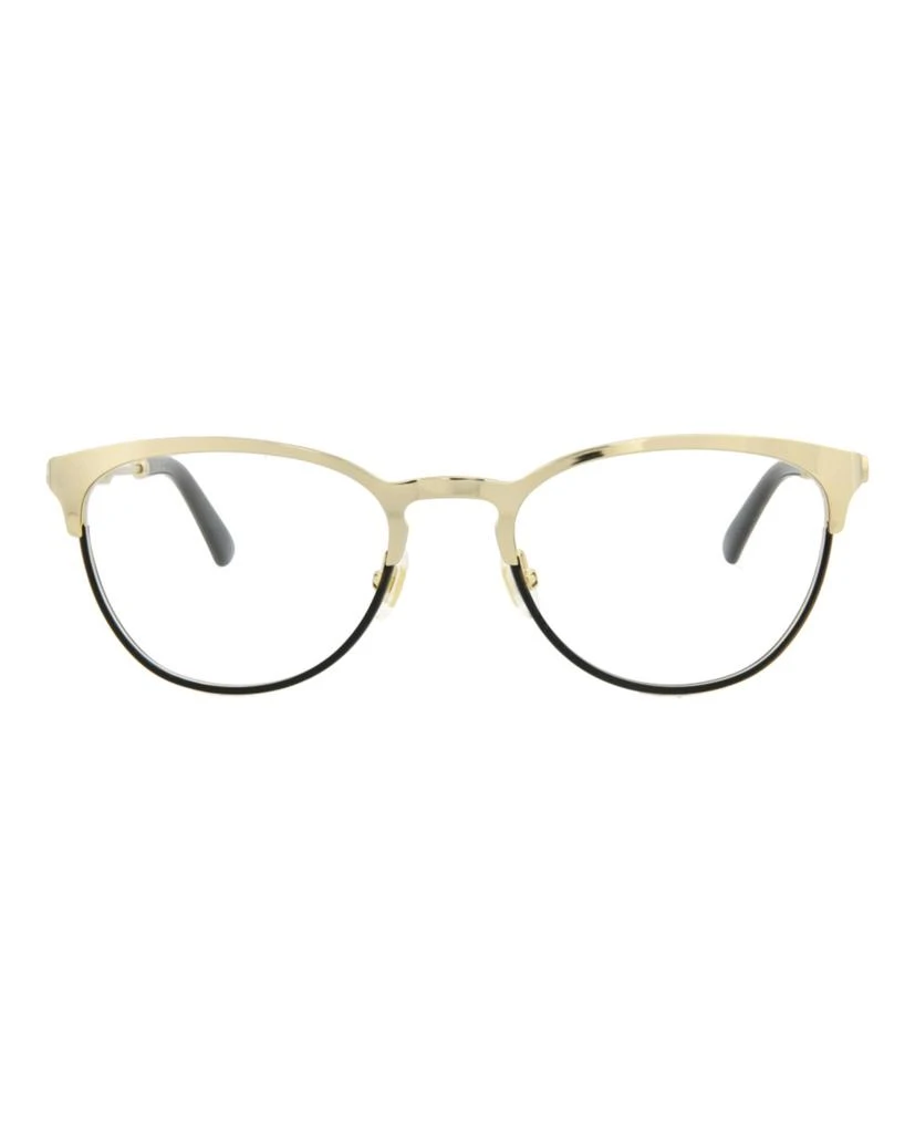 商品Gucci|Round-Metal Frame Optical Frames,价格¥1476,第1张图片