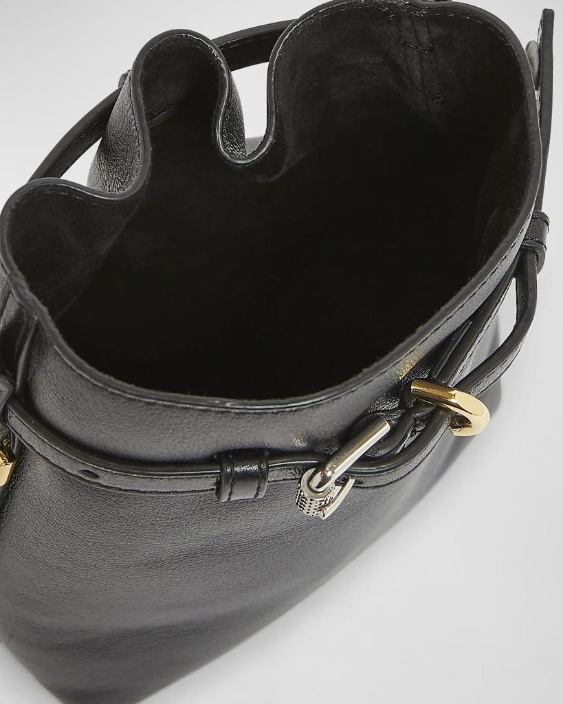 Givenchy Voyou Phone Pouch Bucket Bag in Shiny Tumbled