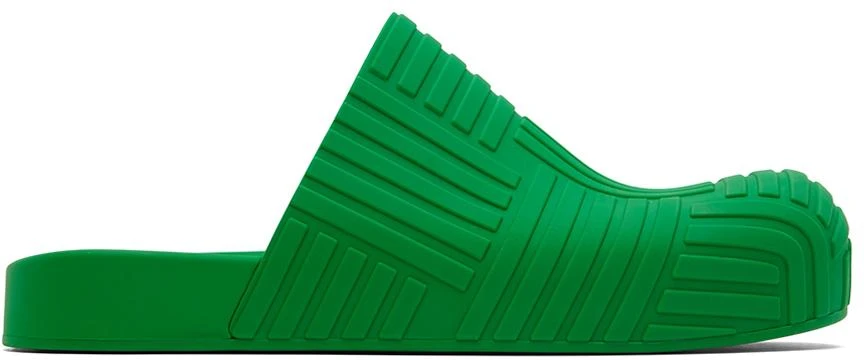 商品Bottega Veneta|Green Slider Sandal,价格¥4478,第1张图片