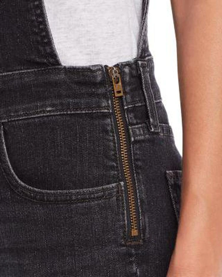 商品Levi's|女士紧身牛仔背带裤 Skinny Denim Overalls in Lay Over,价格¥713,第3张图片详细描述
