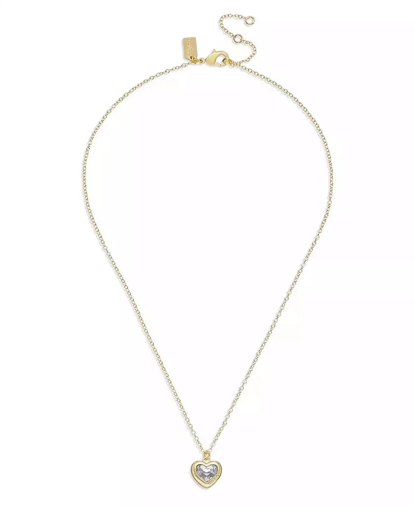 商品Coach|Faux Stone Heart Pendant Necklace,价格¥637,第2张图片详细描述