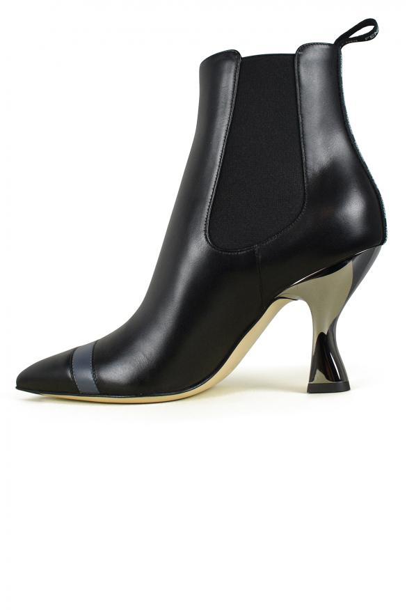商品Fendi|Black nappa leather boots - Shoe size: 35,价格¥3749,第5张图片详细描述