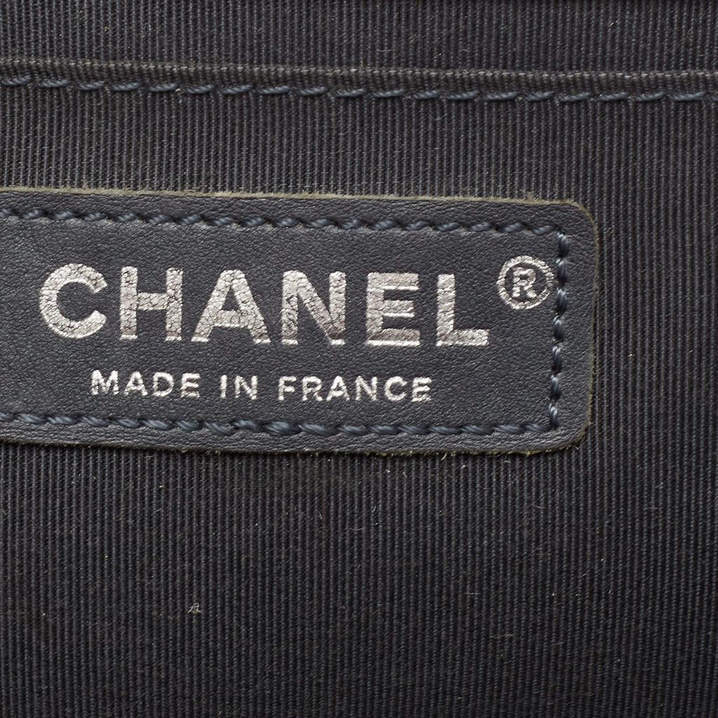 Chanel Grey Quilted Leather Medium Paris Dallas Boy Flap Bag商品第10张图片规格展示