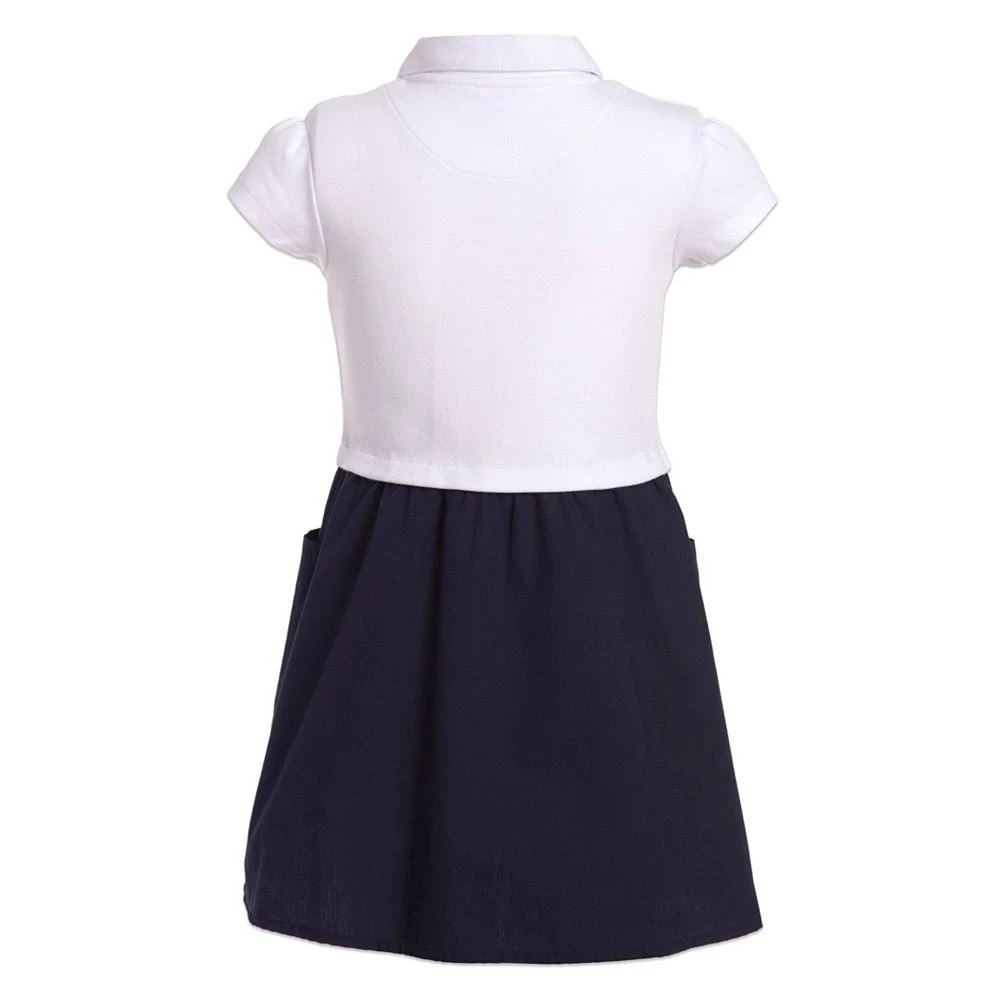 商品Nautica|Plus Girls Uniform 2 Tone Interlock Dress,价格¥178,第2张图片详细描述
