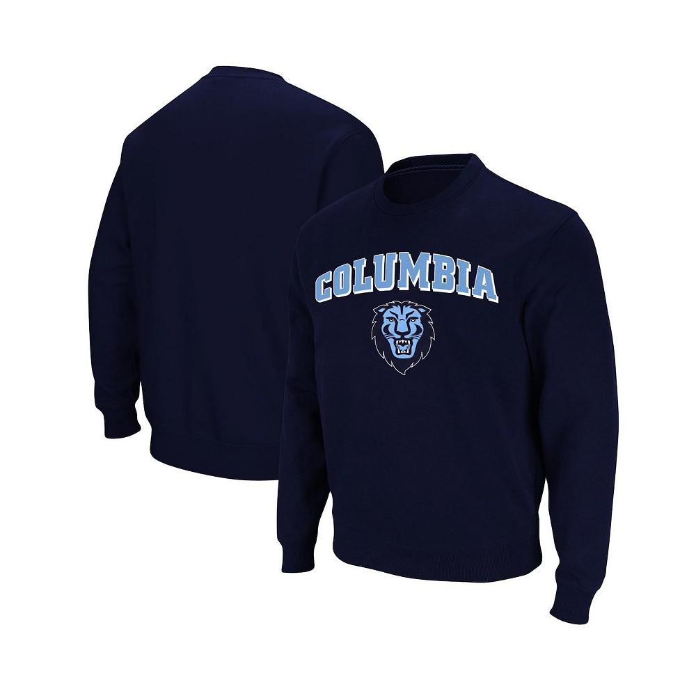 Men's Navy Columbia University Arch & Logo Sweatshirt商品第1张图片规格展示
