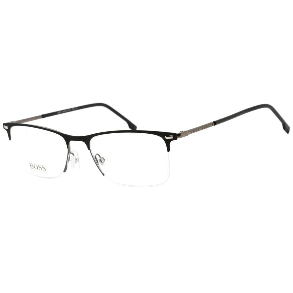 商品Hugo Boss|Hugo Boss Men's Eyeglasses - Clear Demo Lens Matte Black Frame | BOSS 1230/U 0003 00,价格¥336,第1张图片