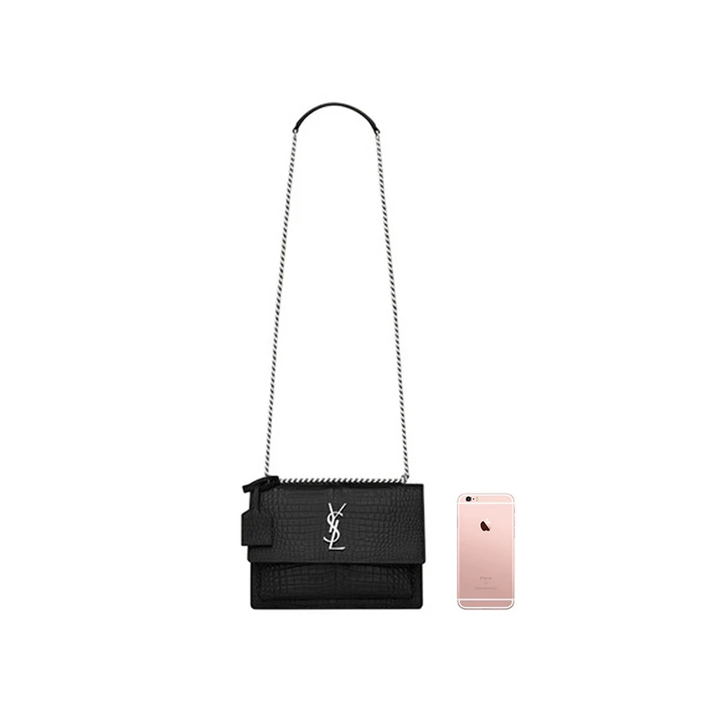 SAINT LAURENT 黑色女士斜挎包 442906-DND0N-1000 商品