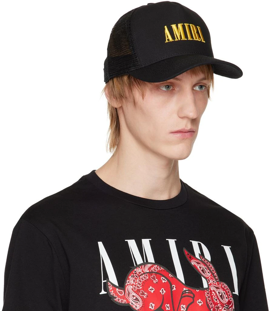 商品AMIRI|Black Core Logo Trucker Cap,价格¥1605,第2张图片详细描述