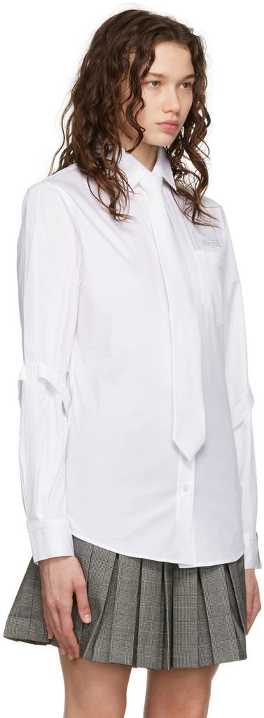 商品Rokh|White Strap Detailed Shirt,价格¥3165,第4张图片详细描述